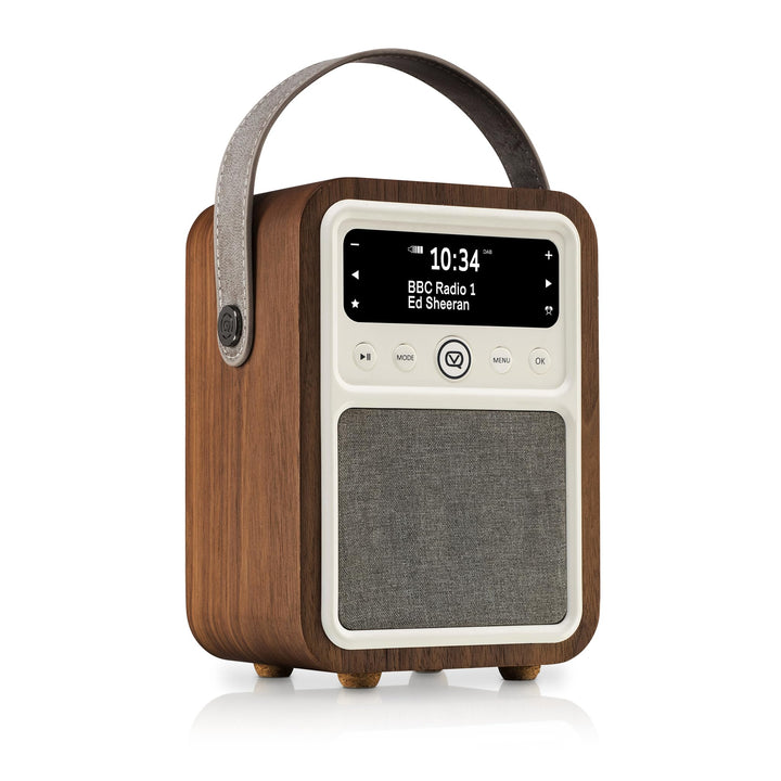 VQ VQ-MONTY-WT Monty Radio w/Bluetooth Wahlnuss
