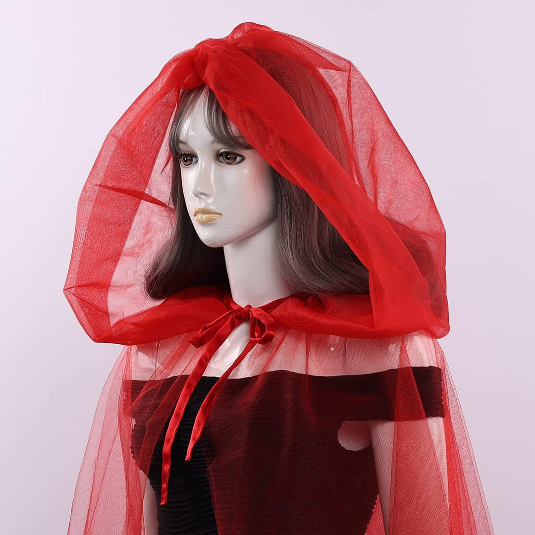 GRACEART Umhang mit Kapuze Zubehör für Halloween-Kostüm Mantel Böse Königin Cosplay Kostüme Lange Va
