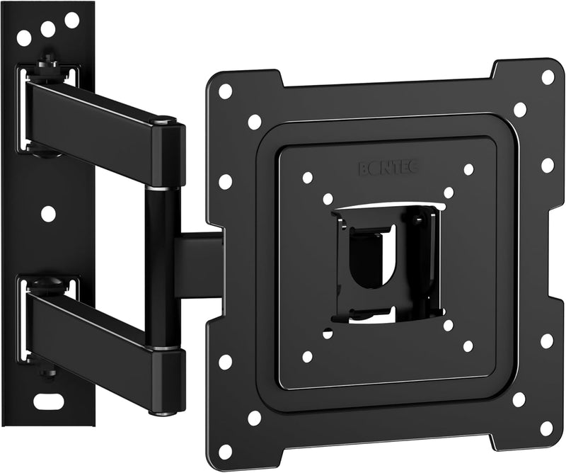 BONTEC TV Wandhalterung Schwenkbar Neigbar Monitor Wandhalterung für 13-43 Zoll LED/LCD/OLED Fernseh