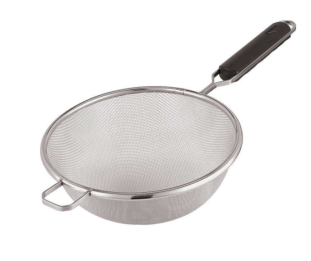 PADERNO 12622–23 Mesh Sieb 23 cm ABS-Griff, Edelstahl