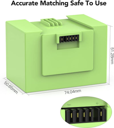 melasta i7 i3 i4 e5 e6 Ersatz Lithium-Ionen Batterie, 2900mAh 14,4V Akku für iRobot Roomba e und i S