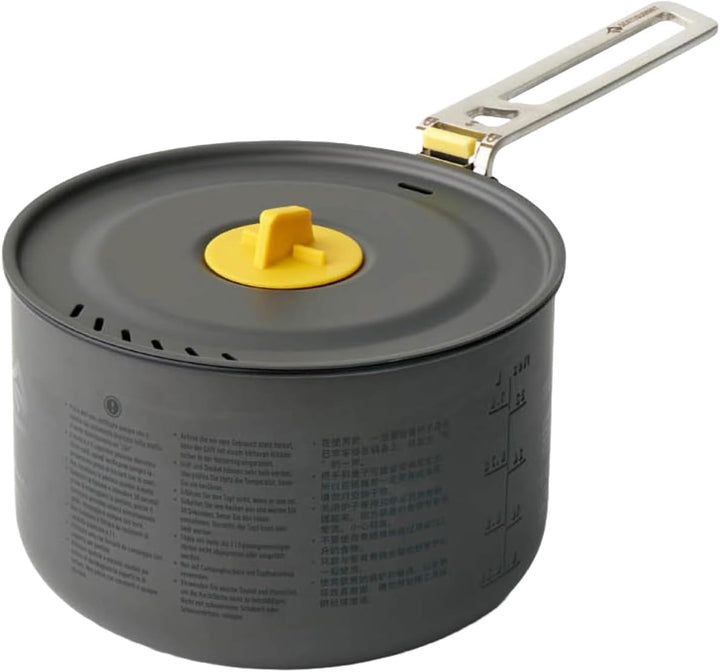 SEA TO SUMMIT - Frontier Pot 1.3L - Ultraleichter Campingtopf - 1 Person - Kochtopf mit Antihaftbesc