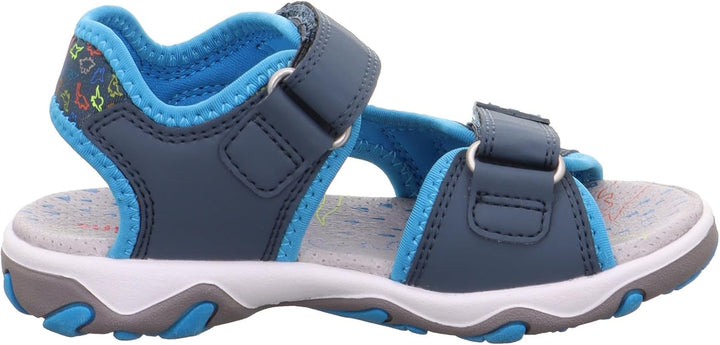 Superfit Jungen Mike 3.0 Sandale 35 EU Blau Türkis 8000, 35 EU Blau Türkis 8000