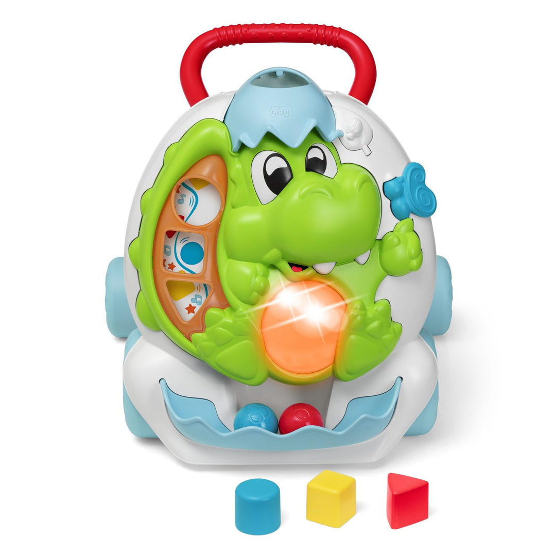 Chicco Dino Lauflerner First Steps, süsser Dinosaurier geformt Toddler's First Steps mit elektronisc