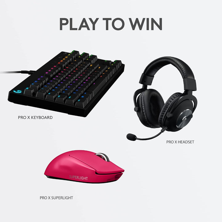 Logitech G PRO X SUPERLIGHT kabellose Gaming-Maus, Ultra-leicht 63g, HERO 25K Sensor, 25.600 DPI, 5