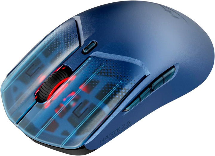 HyperX Pulsefire Haste 2 S Kabellose Gaming-Maus, Magnesiumgehäuse, Ultra-leicht, 64 g, Akku 120 h,