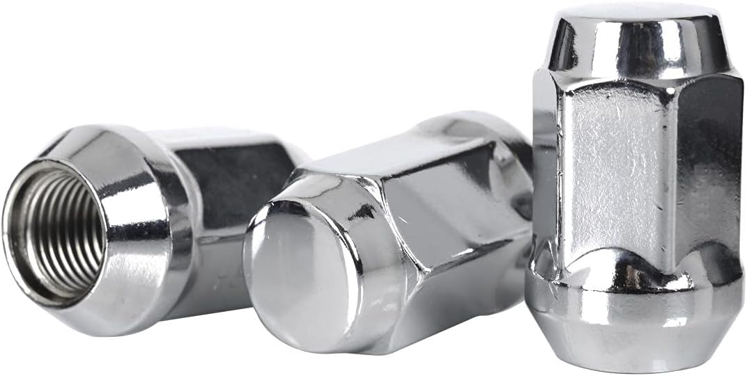 20 Radmuttern chrom 12x1,25mm Nuts Muttern mit 60° Konus - Schlüsselweite : 19mm~
