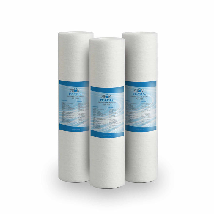 Bellerofonte Sedimentfilter Wasserfilter schmelzgeblasene Filter 10 Zoll 1 Mikron in Polypropylen. E