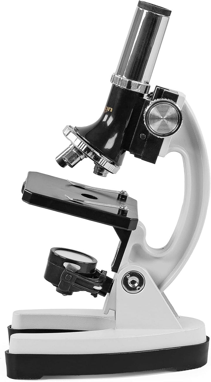 Omegon MonoView, Mikroskopier-Set, 1200x | Hochauflösendes Mikroskop für präzise Untersuchungen | In