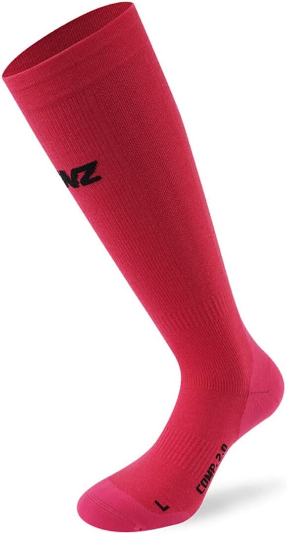 Lenz Compression 2.0 Merino Socken (Red,L)