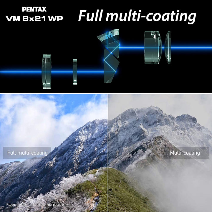 PENTAX Monoculares Fernglas VM 6x21 WP, Monoculares