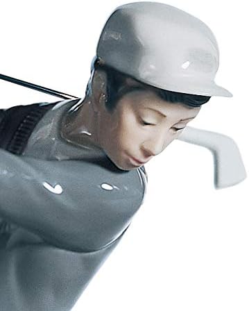 LLADRÓ Figur Golfspieler. Golfspieler. Porzellan.