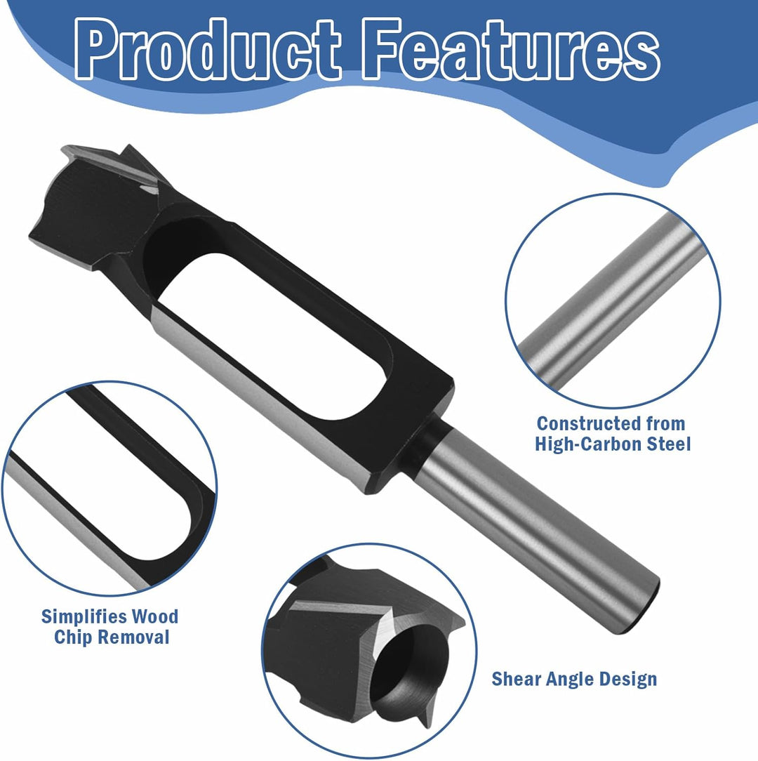 Holzkorkenschneider 13mm Schaft 8mm 10mm 12mm 14mm 15mm 16mm 18mm 19mm 20mm 25mm 30mm 35mm 40mm Holz