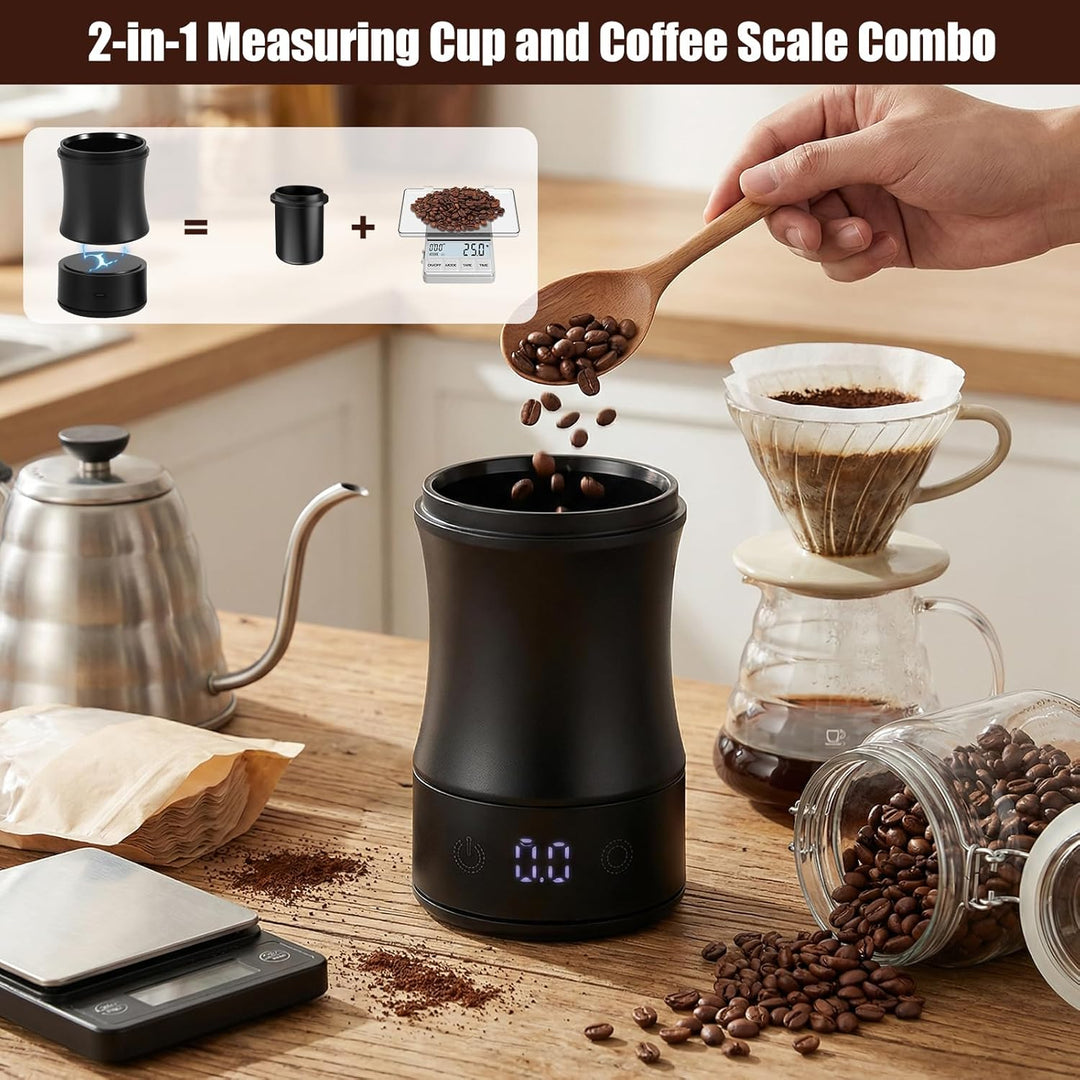 Mini-Kaffeewaage mit Timer, Wiederaufladbare Espressowaage, Präzise Waage für Espresso und Pour-Over