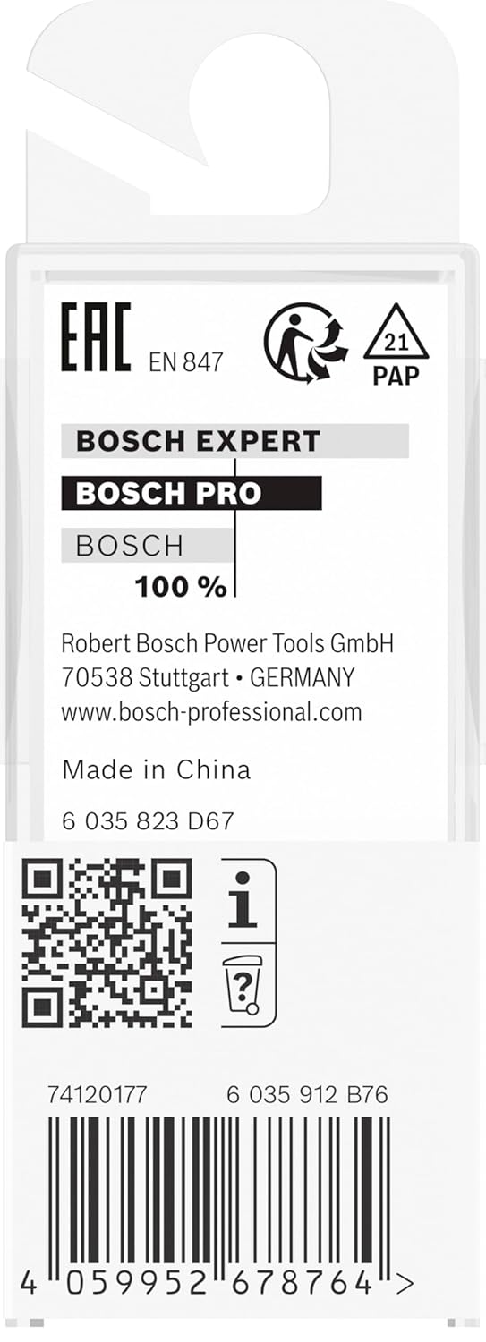 Bosch 1x PRO Nutfräser, zweischneidig (für Weichholz, Hartholz, Ø 14 mm, Professional Zubehör Handfr