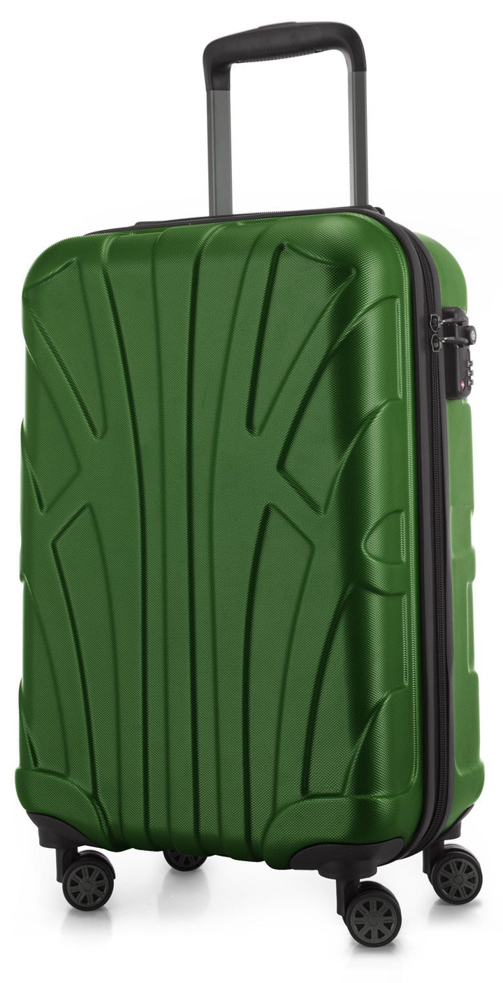 suitline Handgepäck Hartschalen-Koffer Koffer Trolley Rollkoffer Reisekoffer, TSA, 55 cm, ca. 34 Lit