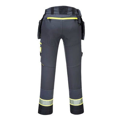 Portwest DX4 Bundhose mit abnehmbaren Holstertaschen, Grösse: 34, Farbe: Metal Grau, DX440MGR34 34 M