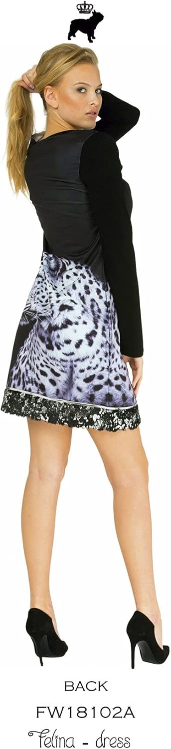 CULITO FROM SPAIN IS A FASHION MEDICINE Damen Lässiges Kleid XS Bunt, XS Bunt