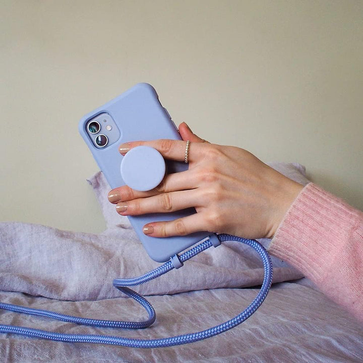 PopSockets x Just Elegance - Handyhülle für iPhone 12 Pro Max mit einer Abnehmbarereiner Geflochtene