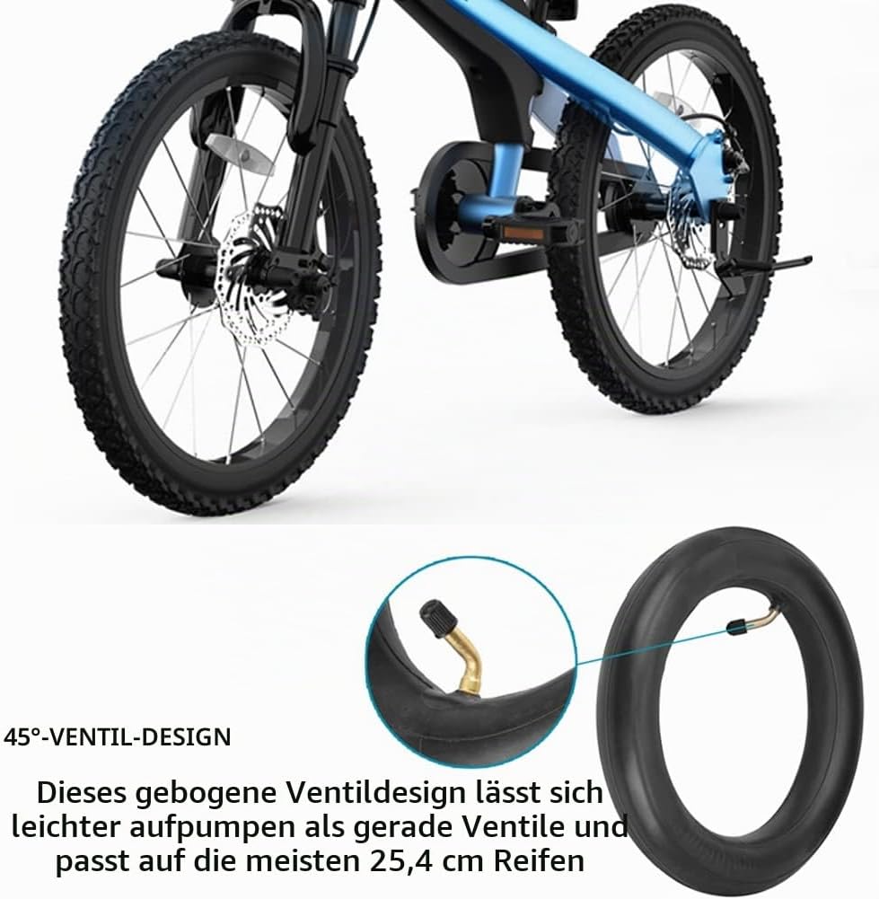 12 Zoll Kinderwagen Schlauch 12 1/2"x 2 1/4" Fahrradschlauch+ Montagehebeln, Innenschlauch Mit Winke