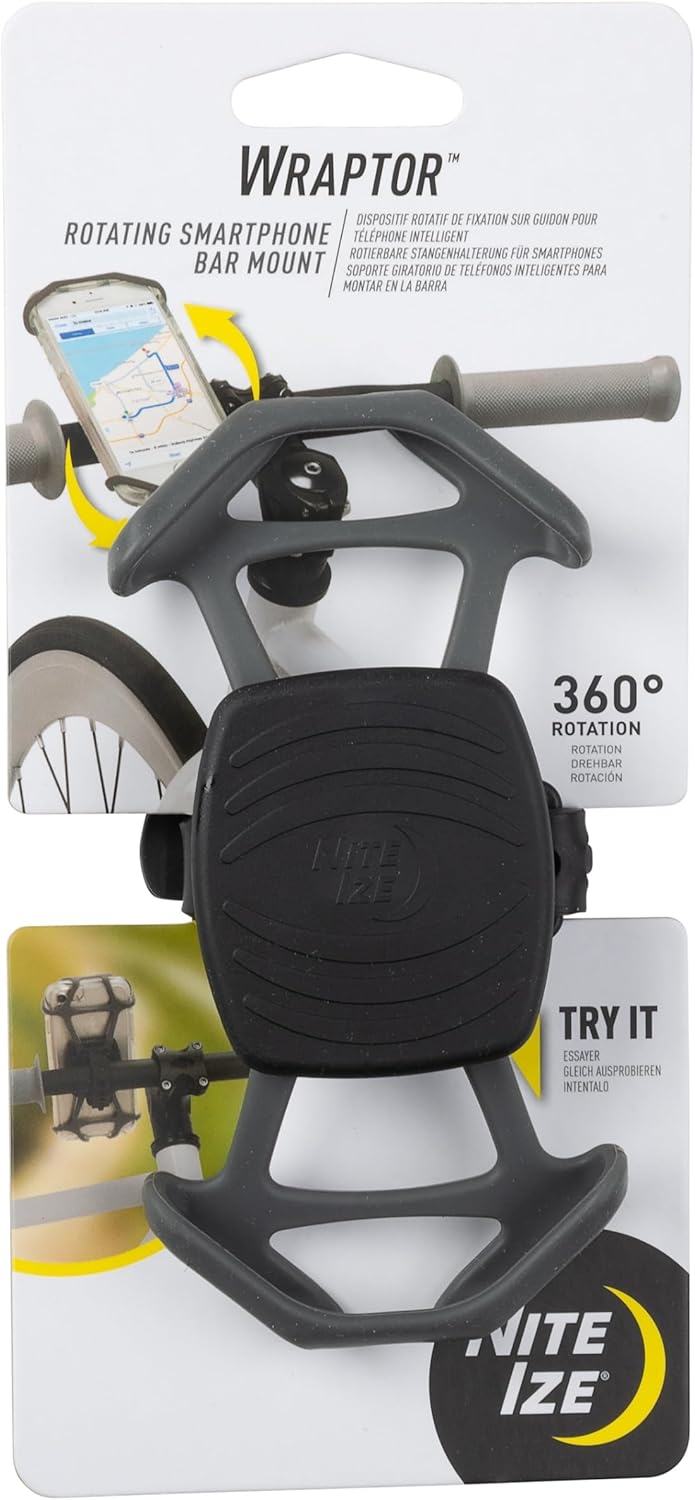 NITE Ize IZE Wraptor Handy Staender Schwarz NI-WPT-09-R3