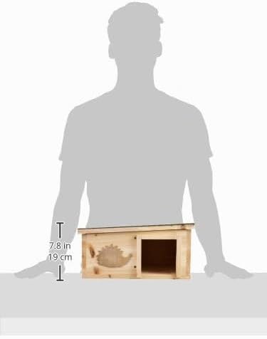 Dehner Natura Igelhaus Karlie, ca. 40 x 40 x 19 cm, Tannenholz,