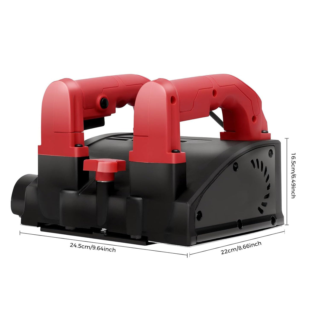 1200W Betonfräse, 3000 R/min Sanierungsfräse Schleifer Putzfräse Mauerfräse Estrichfräse Mauer Fräse