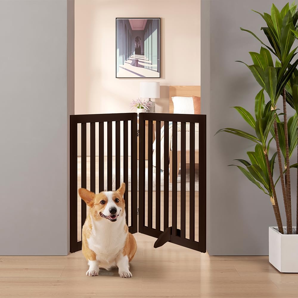 unipaws Hundegitter Espresso 40"W×36"H, Espresso 40"W×36"H
