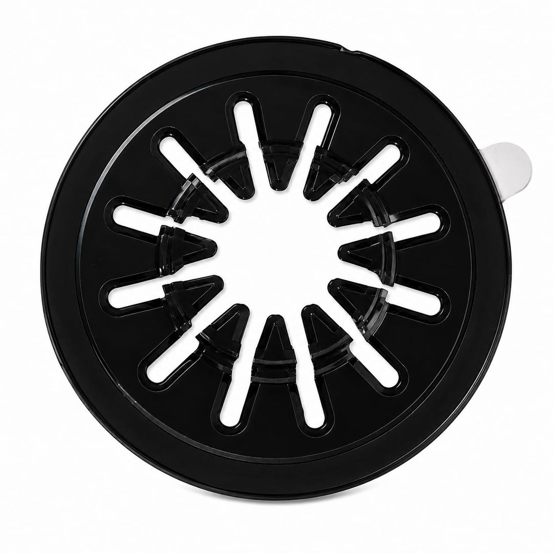 Dragon Trading CD-/DVD-Hubs mit selbstklebender Rückseite, Rosetten, Schwarz, 100 Stück