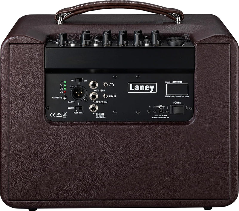 Laney A Series A-SOLO - Acoustic Instrument Combo Amp - 60W - 8 inch Coaxial Woofer, A-SOLO