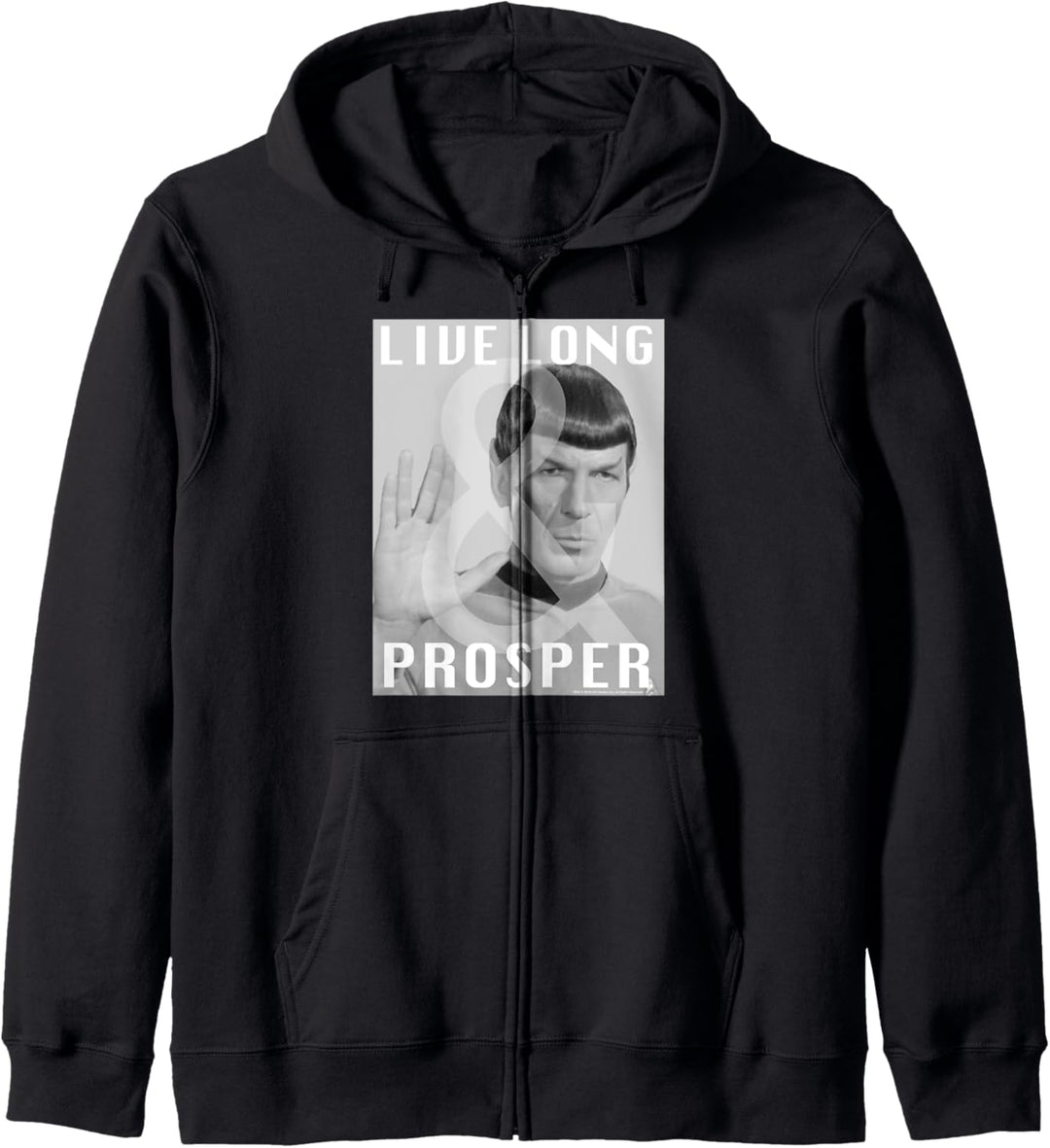 Star Trek Original Series Spock Live Long Photo Kapuzenjacke