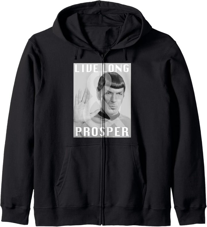 Star Trek Original Series Spock Live Long Photo Kapuzenjacke
