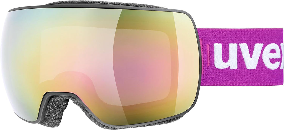 Uvex Unisex Compact Fm Skibrille (1er Pack) Einheitsgrösse black mat, Einheitsgrösse black mat
