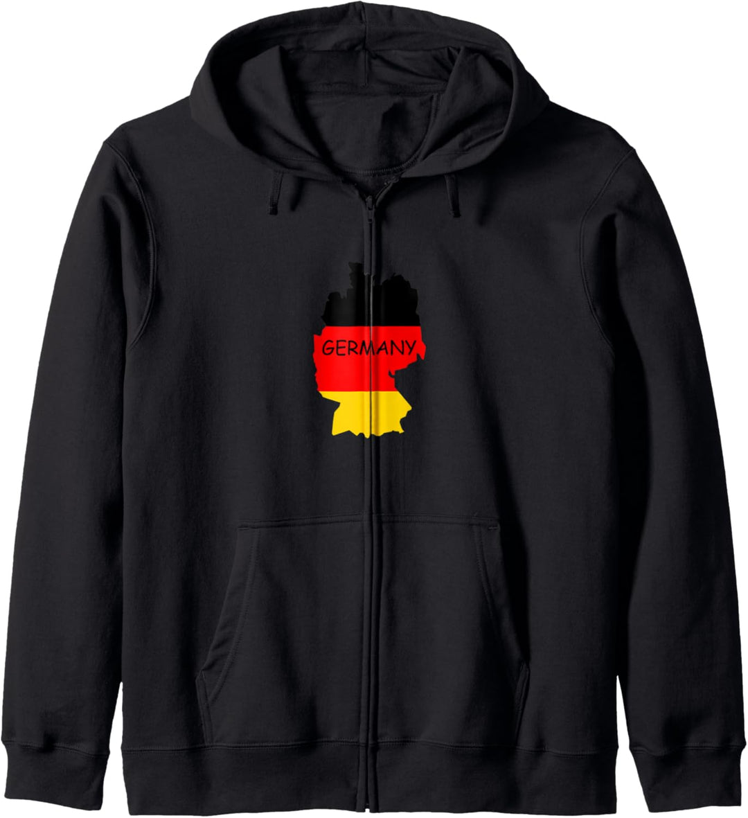 Flaggenkarte Deutschland Kapuzenjacke