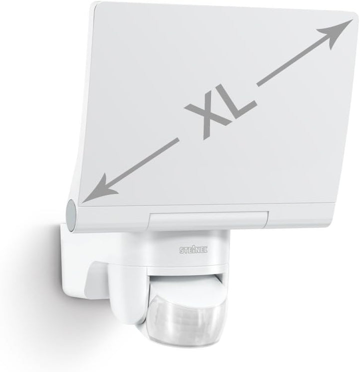 Steinel LED-Strahler XLED Home 2 XL S weiss, 2124 lm, 180° Bewegungsmelder, 19,3 W, voll schwenkbar,