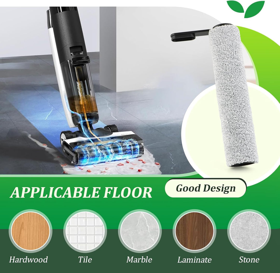 2 Bürstenrollen 4 Filter Ersatzteile für Tineco Floor One S7 Pro/One S6 Bürstenrollen/HEPA Filter Na