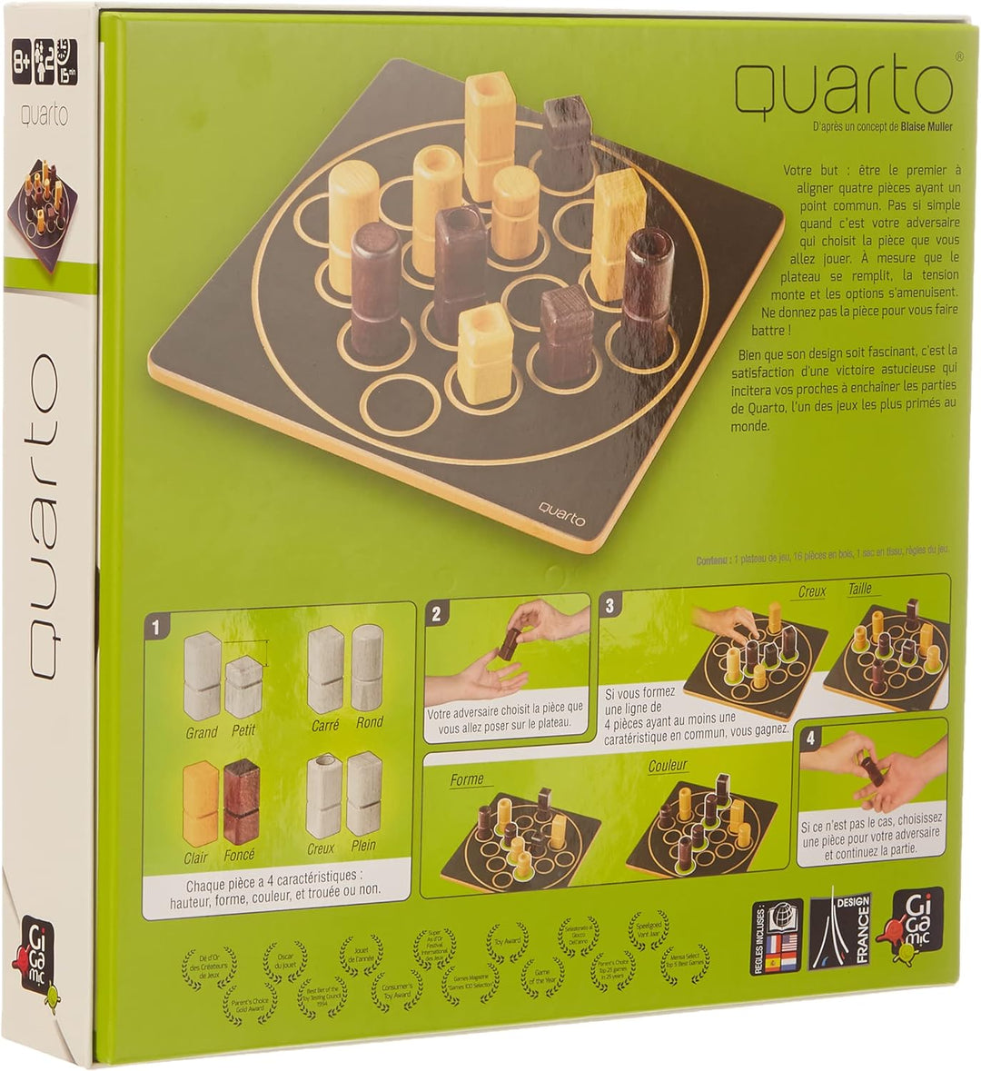 Quoridor Classic FR & Quarto Classic FR Bundle mit Quarto Classic FR, Bundle mit Quarto Classic FR