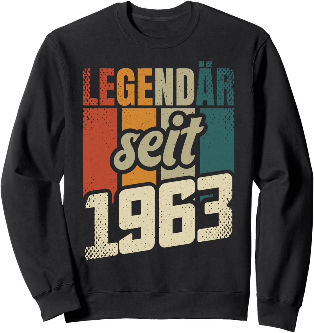61. Geburtstag Mann Frau 61 Jahre 1963 Deko Lustig Geschenk Sweatshirt