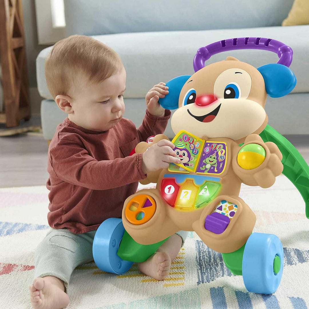 Fisher-Price Mattel FRC83 Fisher-Price Lernspass Hündchens Lauflernwagen Standard Verpackung