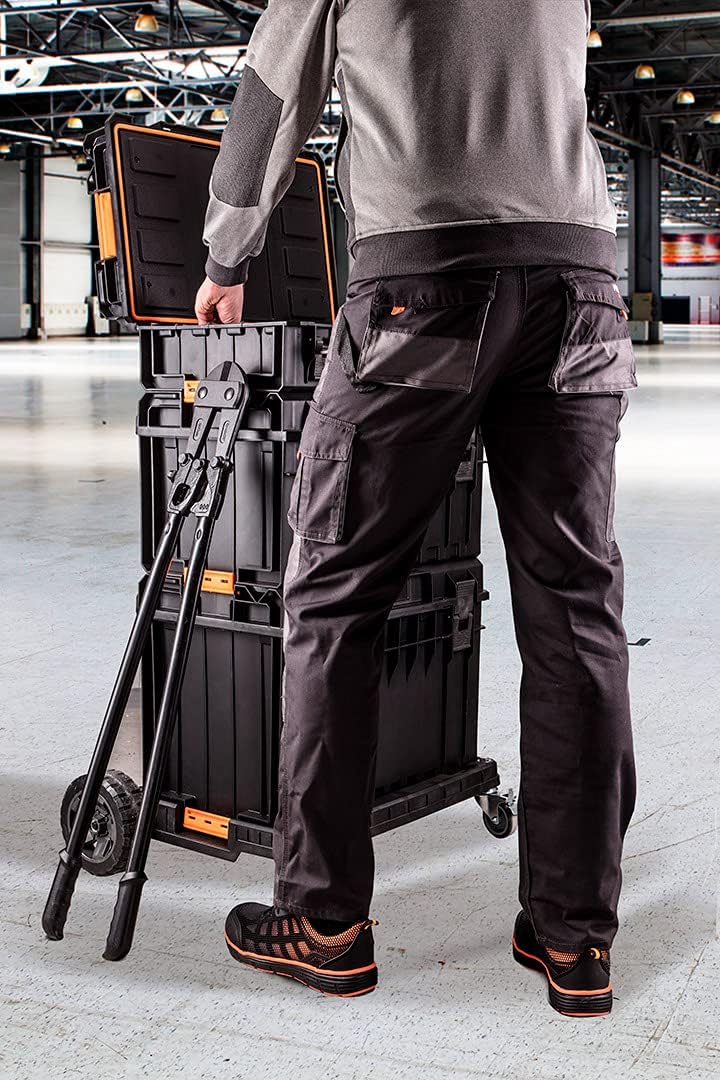 NEO TOOLS Profi Arbeitshose Multifunktion Bundhose, Sicherheitshose, Oxford-Stoffverstärkungen, vers