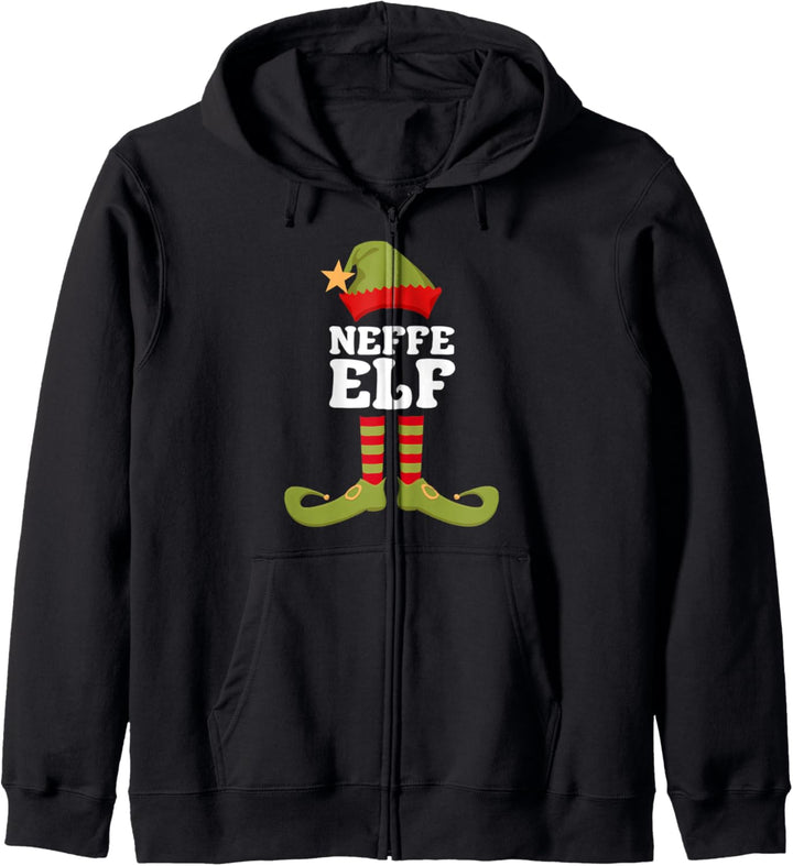 Neffe Elf Weihnachtself Weihnachten Kapuzenjacke