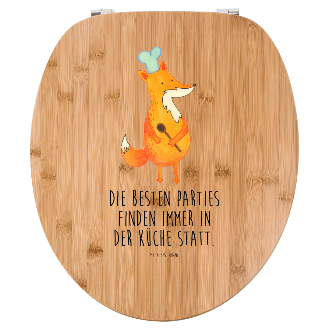 Mr. &amp; Mrs. Panda Motiv WC Sitz Fuchs Koch - Geschenk, Küche Deko, Kochlöffel, Küche Spruch, Toilette