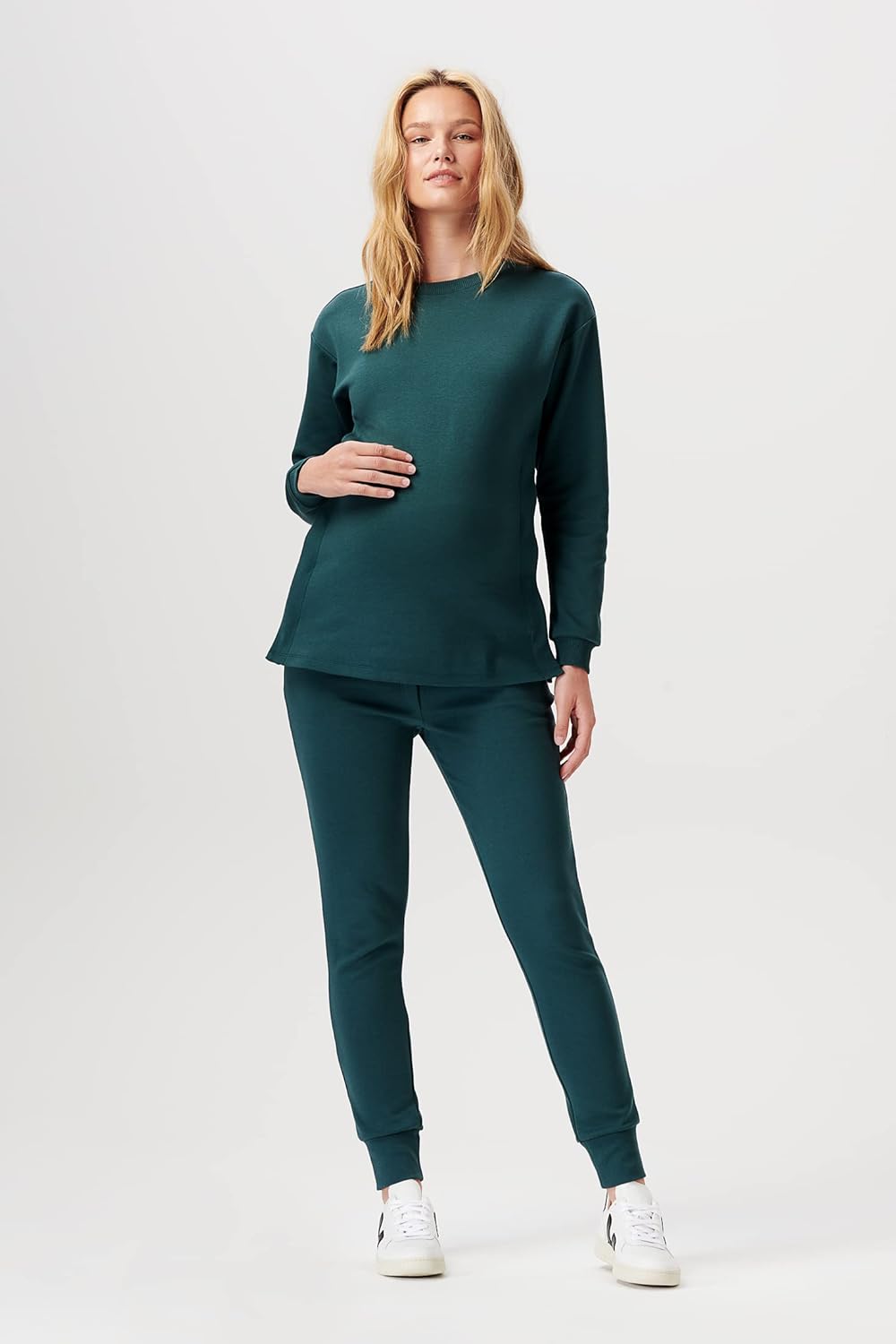 Noppies Damen Pants Palmetto Over The Belly Hose 32 Green Gables - P982, 32 Green Gables - P982
