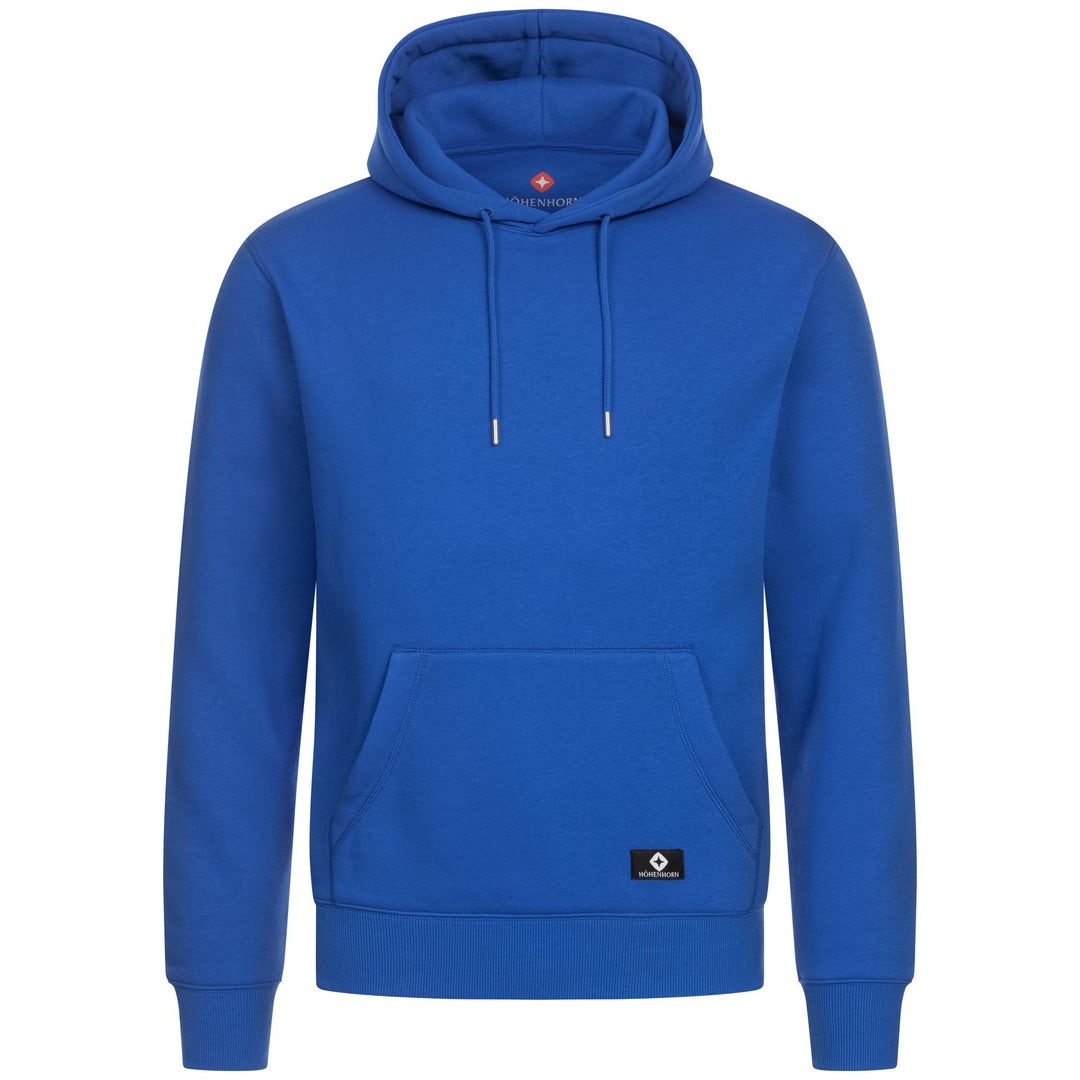 Höhenhorn Janga Hoodie Herren Kapuzen Pullover Hoody Sweatshirt aus Hochwertiger Baumwolle S Blau, S