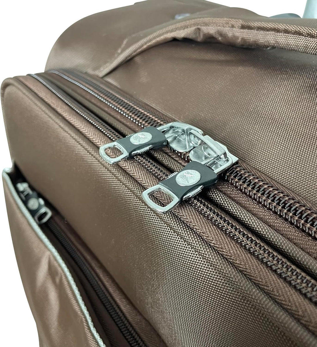MY TRAVEL BAG Stoffkoffer Reisekoffer Trolley Tasche (M/L/XL/XXL oder 4er Set (Braun, M (Handgepäck)