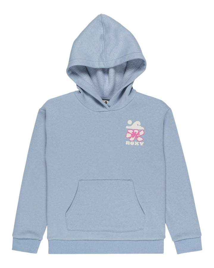 Roxy Mädchen Surf Feeling Hoodie Brushed Pullover Sweater 6 Jahre Blue Blizzard, 6 Jahre Blue Blizza
