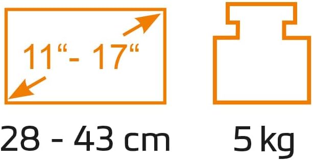 myWall Laptop Ständer HT17L, Ergonomische Laptop-Halterung für den Schreibtisch, Notebook und MacBoo