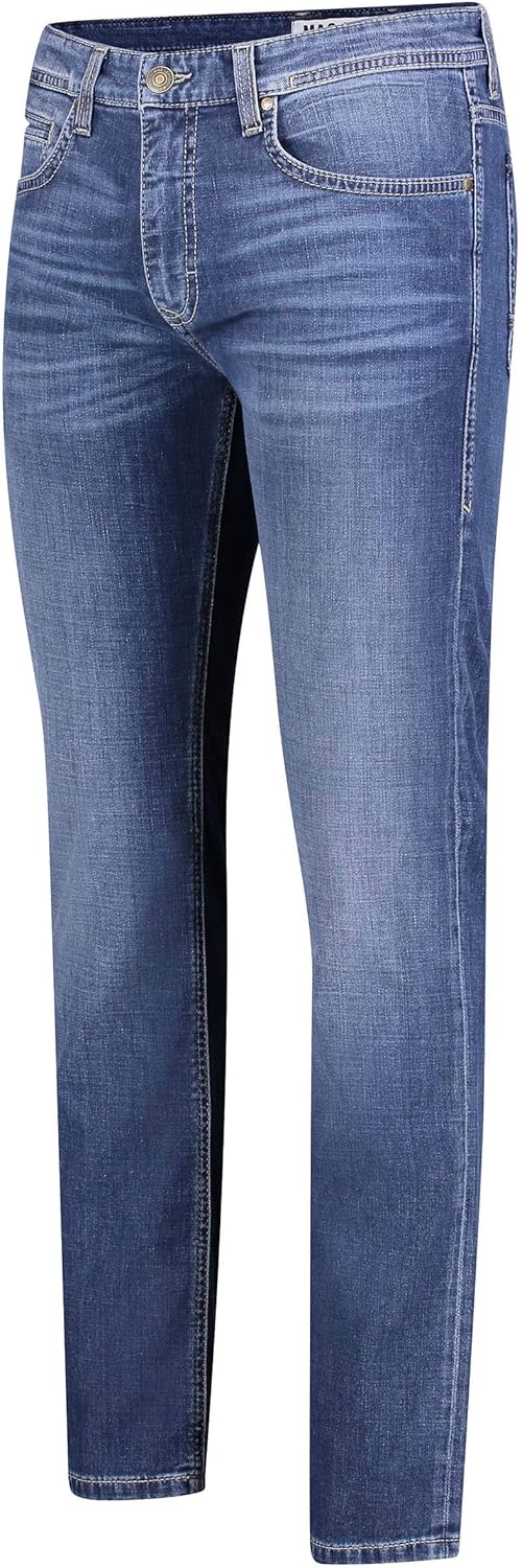 MAC Jeans Herren Arne Hose 35W / 30L Authentische 3d-wäsche H690 Dunkelblau, 35W / 30L Authentische