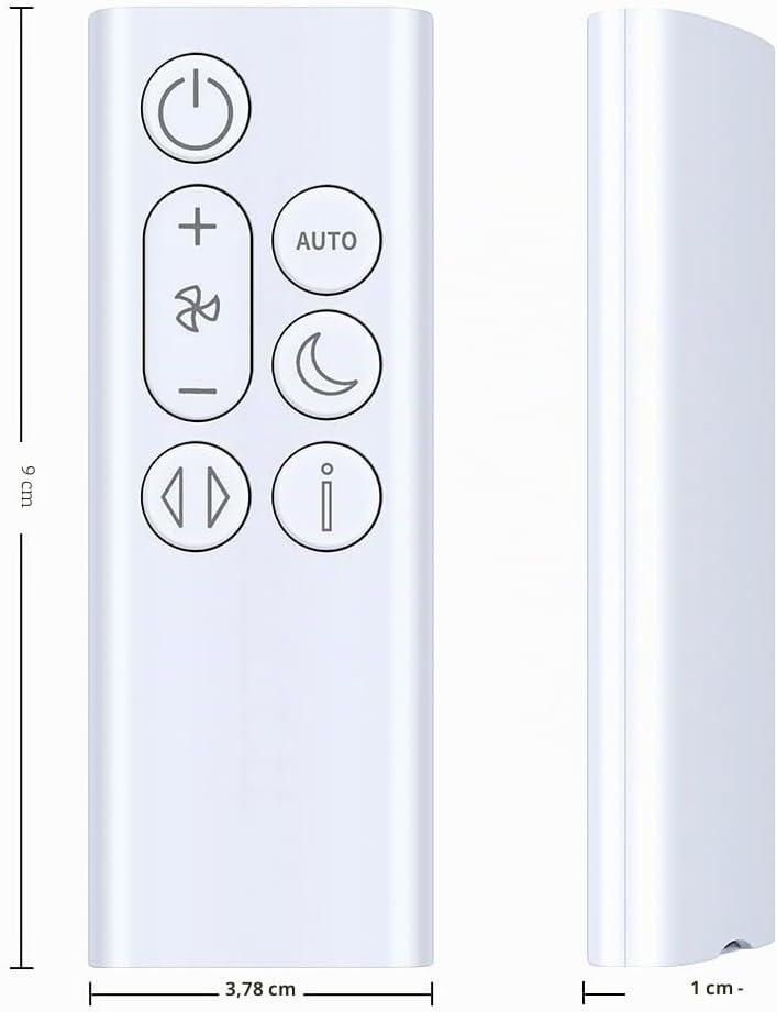 Nue Ersatz Fernbedienung für Dyson Purifier Cool Gen1 TP10 (Weiss)