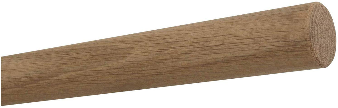 TIBU Eiche Holz Handlauf Geländer 30-500cm Wandhandlauf Wand Treppe, Länge 600 mm 60 cm 0,6 m und En